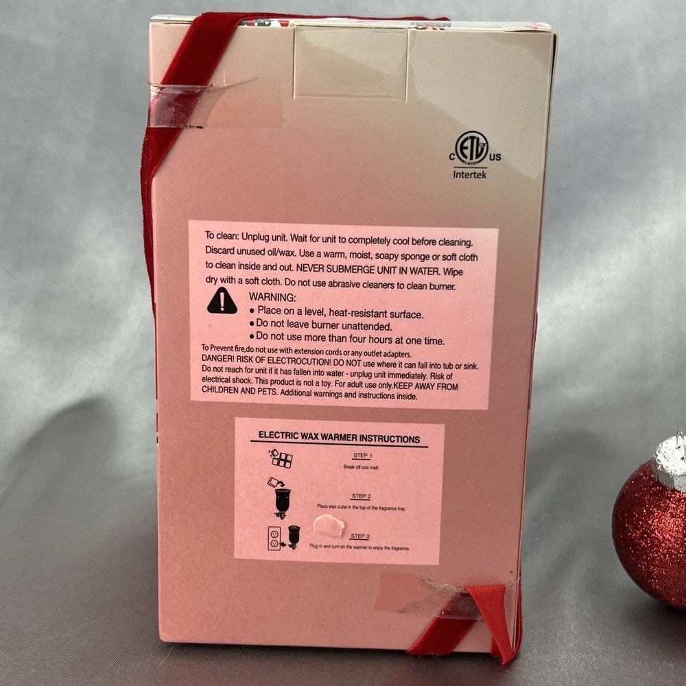 Santa Electric Plug-in Wax Warmer Nightlight Wax Melts Cinnamon Cheer‎ Christmas